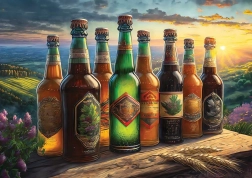 Пъзел ART PUZZLE ретро бирени бутилки 1000 части