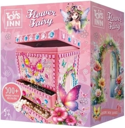 Декоративна кутия за бижута Flower Fairy Bellisa – креативен мозаечен комплект за деца
