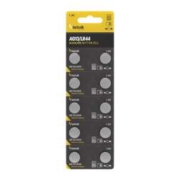 Алкална бутонна батерия AG13 / LR44 / A76 / 357 1,5 V – опаковка 10 бр.
