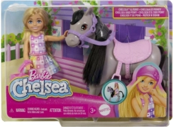 Barbie Chelsea на понито – конен игрови комплект с каска