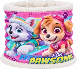 Children's neck warmer Paw Patrol Skye and Everest – White