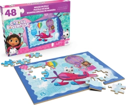 Дървен пъзел Gabby’s Dollhouse 48 части