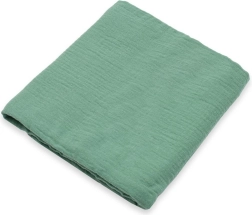 Muslin blanket New Baby green