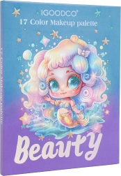 Children's Mermaid Makeup Set in a Blue Palette