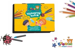 Креативен комплект за рисуване в пластмасово куфарче