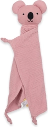 Muslin lovey New Baby koala pink