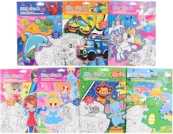 Coloring Book Set with Markers