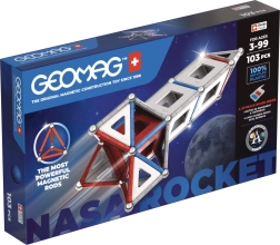 Магнитна конструкторска игра GEOMAG NASA – ракета, 103 части