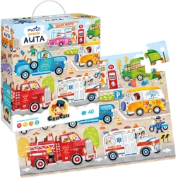 CzuCzu Moto Puzzle Cars – large jigsaw for children