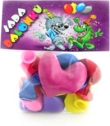 Надувни балони във форма на сърце, 7 броя