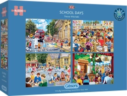 GIBSONS Puzzle School Day 4x500 pieces