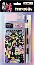 Училищен комплект Monster High с тефтер и пособия за писане