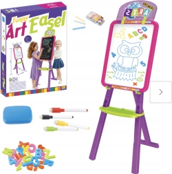 Голяма двустранна магнитна черна дъска 3в1