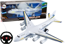 R/C remote-controlled passenger airplane + USB cable for remote control