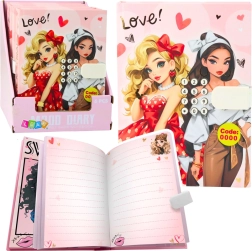 Girls’ locking diary with melody and colorful pages
