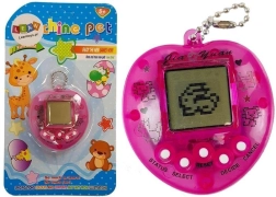 Електронна игра TAMAGOTCHI розова с къса верижка