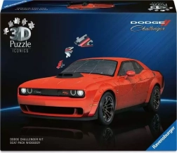 3D пъзел Ravensburger Iconics: Dodge Challenger R/T Scat Pack Widebody – 108 части