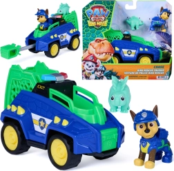 Spin Master Пси Патрул динозаври – превозно средство Dino rescue cruiser 15 см с фигурки Чейс и динозавър