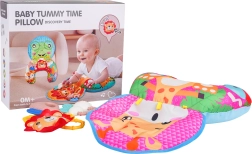 Сетивна бебешка възглавница жираф с играчки