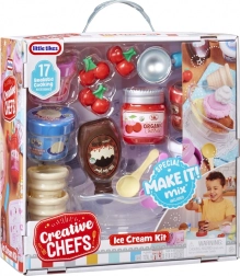 Сет за сладолед LITTLE TIKES Creative Chefs с 17 аксесоара