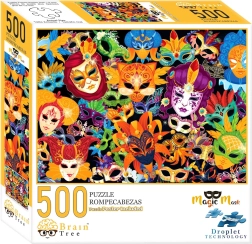 Puzzle Magical Masks 500 Pieces by Brain Tree
