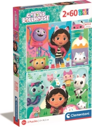 Puzzle 2×60 pieces Gabby's Magic House