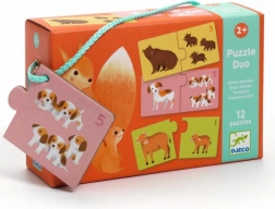 Djeco Duo Puzzle Counting with Animals