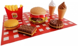 Комплект пластмасови храни Fast Food