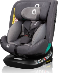 Автоседалка lionelo bastiaan one i-size grey stone 40–150 см