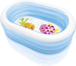 Надуваем овален басейн Кит 163 × 107 × 46 см