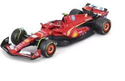 Модел на болид от Формула 1 Ferrari SF-24 1:43 с пилота Карлос Сайнс в подаръчна кутия