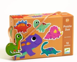 Puzzle Duo Динозаври