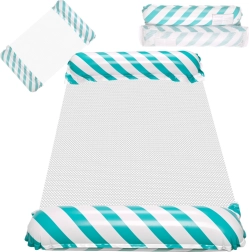 Надуваем плажен воден хамак син