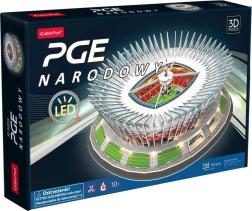 3D пъзел стадион PGE Narodowy с LED осветление