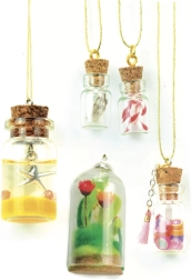 Creative Mini Bottle Jewelry Set