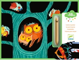 Скреч картинки с животни за най-малките от Djeco