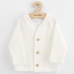 Baby cardigan with buttons New Baby Oliver white 74 (6–9 m)