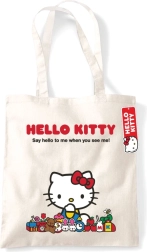 Екологична пазарска чанта HELLO KITTY
