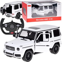 Rastar Mercedes‑AMG G 63 1:14 RC автомобил с дистанционно управление и светлини – Bílá