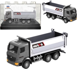 Метален модел самосвал HUINA 1:80 сребърен