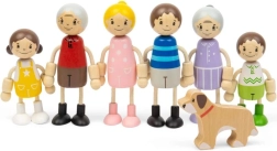 Bigjigs Toys комплект кукли за къща за кукли – семейство