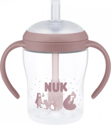 Training baby bottle NUK Perfect Match with silicone straw Bear 150 ml