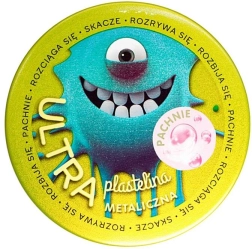 Ултра пластелин тъмно зелена металик с аромат на дъвка