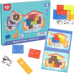 Tooky Toy магнитен логически пъзел Ноев ковчег – 26 части