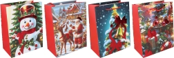 Подаръчна торбичка S 18 × 23 × 10 см Коледа