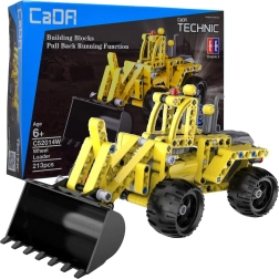 Конструктор CaDA Technic колесен товарач с pull-back задвижване 25 см