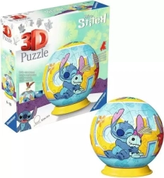 3D пъзел сфера DISNEY Stitch 72 части на стойка