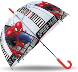 Детски автоматичен прозрачен чадър SPIDERMAN 48 см