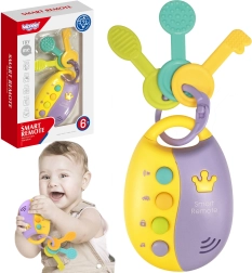 Woopie baby интерактивни ключове с интелигентно дистанционно 2в1 – дрънкалка и гризалка