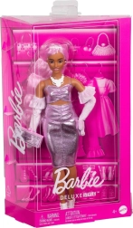 Barbie deluxe стил кукла в металически розова рокля
